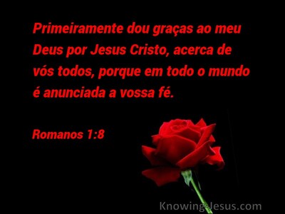 Romanos 1:8 (black)